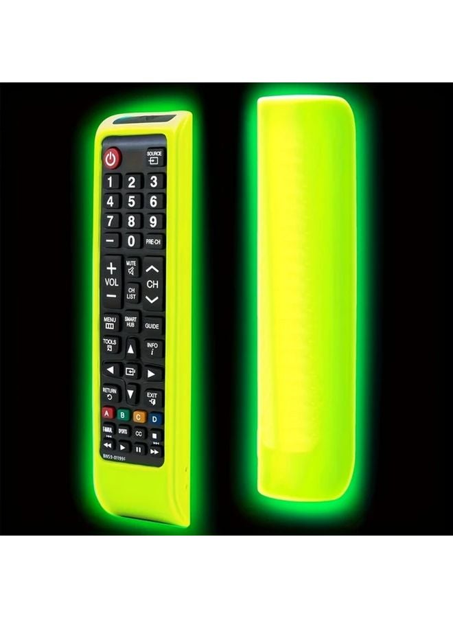 Luminous Green Remote Cover Case for Samsung TV Controller BN59 01199F Smart TV - Image 1